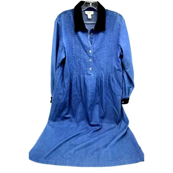 denim dress talbots Navy Fayth Dress main image 0